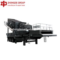 Mobilized tyre granite spring cone mobile crusher price