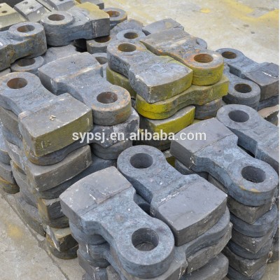 alloy manganese steel hammer,hammer crusher spare parts