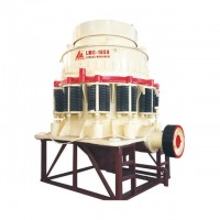 Hydraulic and spring LMC1400 cone crusher use as secondary and third stage crushing process for basalt stone with 200tph